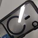 Diaclara Magnetic Designed for iPhone 17 Pro Case 6.3'' [Full Camera Protection] Full Body Bumper,[Compatible with MagSafe] Phone Case w/Built-in Privacy Screen Protector,Black