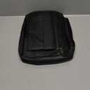 Genuine Leather Bible Cover Black with Handle, Protective Zippered Study Carrying Case, Unisex