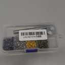 Grommets Tool Metal Eyelets Kit, 2mm Mini Grommets Copper Metal Grommet Kit with 3pcs Install Tool Kit and Storage Box, Eyelets and Grommets for Shoes Clothes Crafts Bag Project