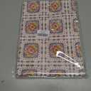 Cotton Linen Waterproof Placemats Set of 4, Boho Style Colorful Dining Mat Table Mats Decor Fabric for Kitchen Dinner Coffee Shop Table, Indoor/Outdoor Washable Wipeable Place Mat -N016