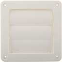 3 Inch Dryer Vent Cover 1475W White Plastic Louvered Vent Cover