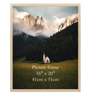Giftgarden 16x20 Picture Frame Oak, 16 by 20 Thin Poster Photo Frame for Wall Display, Single