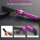 200-500F Pink Hot Comb:Electric Hot Comb for Lace Front Wigs,Electric Pressing Combs for Black Hair,Electric Straightening Comb for African American Hair,