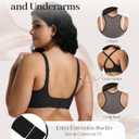 Jelly Bras for Women No Underwire Mesh Wireless Crossover Bra Seamless Full Coverage Lift T Shirt Sleep Bralettes