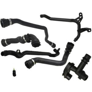 Expansion Tank Coolant Radiator Hose Kit compatible with BMW 323 325 328 330 (New 7 Pcs Set)