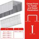 Werktough Staples 8mmx1000x2+10mmx1000x2+12mmx1000x2+14mmx1000x2+14mmx1000Tx2 x1