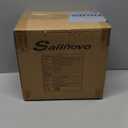 Sailnovo Pasta Maker Machine, 180 Roller Pasta Maker, 9 Adjustable Thickness Settings 2-in-1 Noodles Maker with Rollers and Cutter, Perfect for Spaghetti, Fettuccini, Lasagna or Dumpling Skin Silver