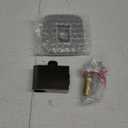 hansgrohe Handheld Shower Wall Outlet 1/2-inch Thread Connection in Brushed Black Chrome, 26887341