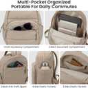 Backpack for Women, Mini Backpack with Quilted Design and Adjustable Straps, Large Capacity Multi Compartment, Lightweight Comfort for Work Travel Outdoor Gym Hiking, Bookbag for Women(camel)
