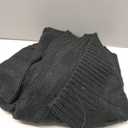 PRETTYGARDEN Long Sleeve Cable Knit Long Cardigan for Women 2025 Fall Winter Chunky Open Front Button Sweaters with Pockets (Small, Black)