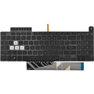 Replacement Backlit Keyboard for ASUS TUF A15 F15 FA507 FX507 FX507R A17 FA707 F17 FX707 & TUF Dash F15 FX517 Series Laptop with Per-Key RGB Colorful Keyboard US Layout
