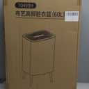 Double Laundry Hamper 2 Partition Laundry Bag With Handle Tall Laundry Hamper With Legs Suitable for Dirty Clothes Bedroom, Bathroom, Four Legs Exterior