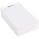 Amazon Basics Narrow Ruled 5 x 8 inch Writing Pad, 72 Count (6 Packs of 12), White