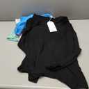 7 Pack Women's V Neck T Shirts Long Sleeve Tee Shirts Slim Casual Multi Pack Fitted Fall Going Out Basic Tops Small