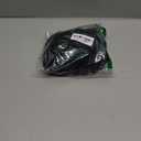 Blooming Jelly High Waisted Swim Skirt Tummy Control Swim Bottoms Mesh Ruched Drawsting Bathing Suit (Large, Black)