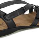 JBU by Jambu Women's Brooke Vegan Flat Sandal (Black)