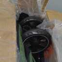 ROODO 3 Wheel Pet Stroller Best Lightweight Foldable Compact Portable Jogger All Terrain Travel Pet Gear Puppy Kitty Stroller for up to 30lbs Medium Small Dogs and Cats(Green)