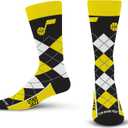 For Bare Feet NBA mens Nba Argyle Remix Dress Sock (One Size, Team)