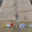 Valencia Parma 92" Leather Chesterfield Sofa | Full-Aniline 3 Seats Italian Leather Couch | Artisan Crafted Nailheads | Mid Century Classic Design - Leather Sofa, Black