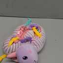 Baby Infant Musical Stuffed Animal Soft Toy with Multi-Sensory Crinkle, Rattle & Textures,Baby Girl Toy Birthday Gift for 0 3 6 9 12 Months+,Caterpillar,Purple