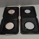 Drip Pans Cooktop for GE Spectra XL44 Gas Stove GE Oven Parts WB34K10009 WB34K10010 Rectangle Range Cooktop Drip Bowls for GE Gas Stove Drip Pans Oven Replacement Parts