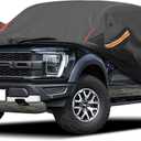 Car Cover Outdoor Automobiles Waterproof All Weater Truck Cover for Tacoma, Tundra, Titan, F-150, RAM 1500, Silverado 1500, Sierra 1500 etc. Length: Up to 230 inches.