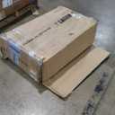 Rolanstar Fireplace TV Stand with LED Lights and Power Outlets, TV Console for 32" 43" 50" 55" 65", Entertainment Center with Adjustable Glass Shelves, Ivory White (Extra Large)