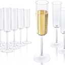 Ciaell 36 Pack Plastic Champagne Flutes 24 Pack Clear Plastic Champagne Flutes