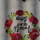 Aunt of the Groom from Bride Floral Wedding Shower T-Shirt, S