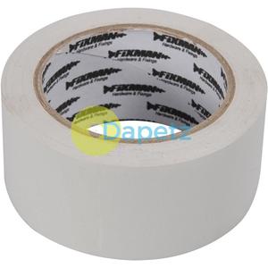 Builders Tape - 50mm X 33M White Rubber Adhesive On A Soft PVC Carrier