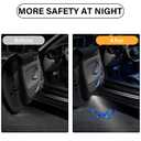 2PCS Car Door Lights Projector, Skeleton Fingers Car Door Projector Lights, Skeleton Car Accessories, Suitable for All Vehicles