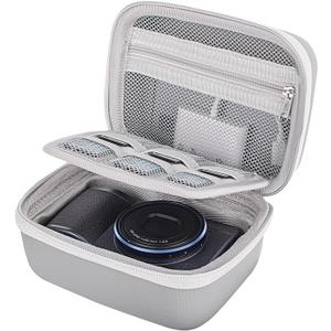 Rieibi Camera Case for X-Half/X-HF1, for Sony ZV-1F/ zv-1 mark ii, for Canon G7X Mark III/ G7X Mark II / SX740 hs,for ricoh GR III,for panasonic zs99, fits data cables, chargers & other accessories