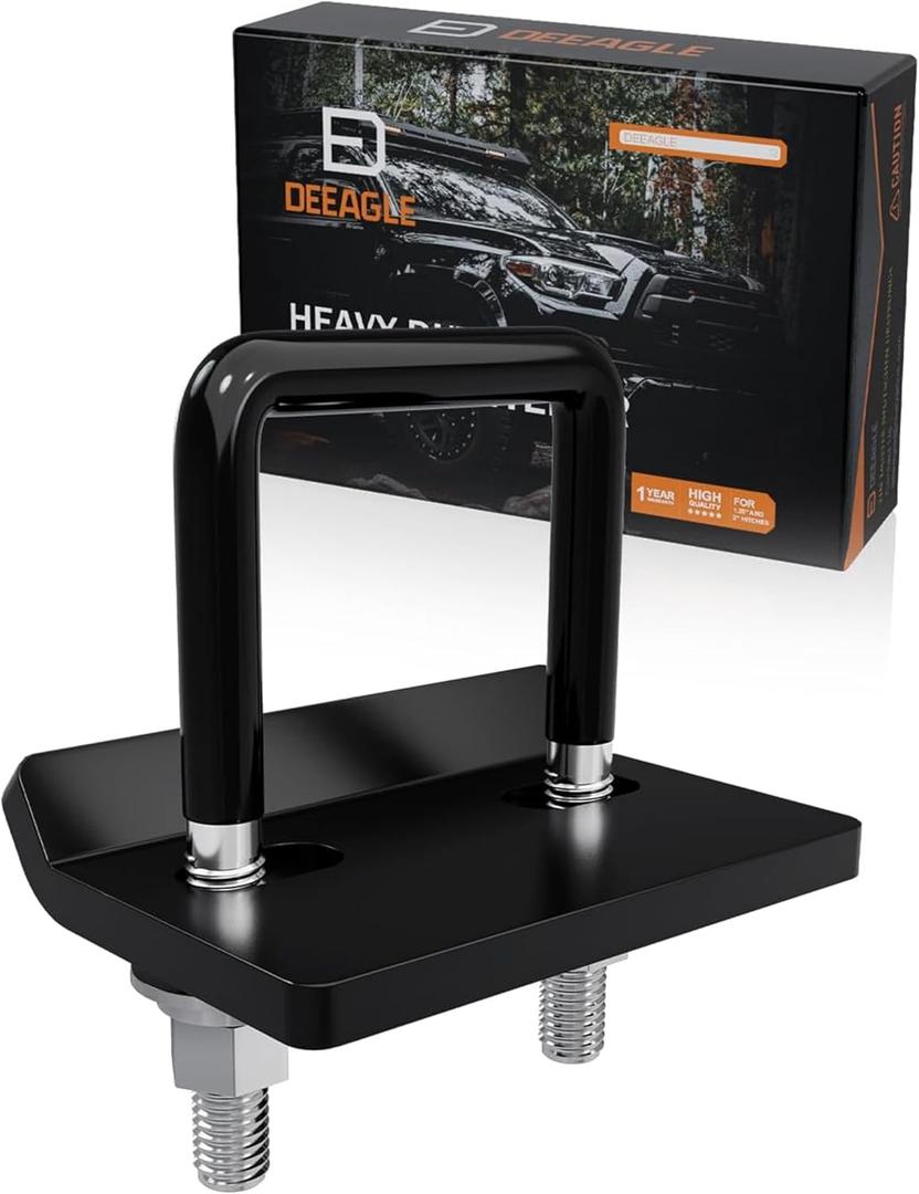 DEEAGLE Hitch Tightener Anti Rattle Stabilizer for 2.5" Trailer Hitches Reduce Movement On Hitch Mount Cargo Carrier Bike Rack Boat, RV Trailer Accessories