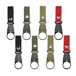 8pcs Water Bottle Buckle Clip Carabiner, Portable Hanging Mineral Water Bottle Clip for Outdoor Camping/ Hiking/ Traveling