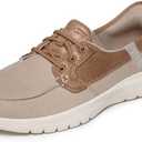 Skechers Women's Boat Shoe | Casual, Slip-ins, Air-Cooled Memory Foam, Ultra Go, Machine Washable, Vegan size 8