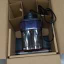 Mattress Vacuum Cleaner, Ultrasonic Bed Vacuum Cleaner with 18Kpa Strong Suction, 150F Heat & 253.7nm UV-C Light, Intelligent Dual Cup, One-Click Dust Removal for Bed, Sofa, Pet Hair, Grey (Gray)