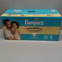Pampers Baby Diapers - Swaddlers - Size 5, 104 Count, Ultra Absorbent Disposable Infant Diaper
