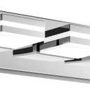Modern LED Bathroom Light Fixtures, 22" 3-Light Chrome Vanity Light Over Mirror, 3000K/4000K/5000K Adjustable with Memory Function