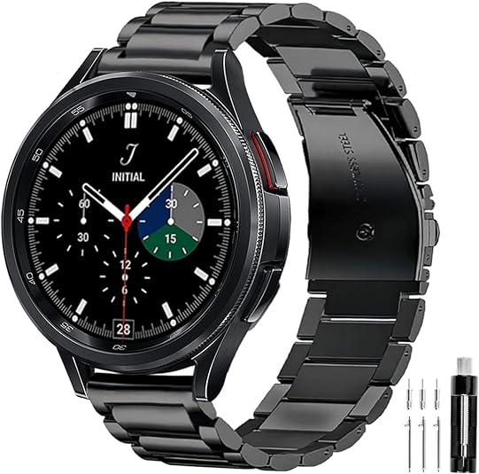 GOLDTOLUCK Stainless Steel Band Compatible with Samsung Galaxy Watch 8 7 6 5 4 Classic FE Pro 40mm 44mm 46mm 43mm 47mm 45mm 42mm 20mm Men Women Milanese Replacement Metal Elegant Casual