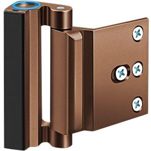 Home Security Door Reinforcement Lock - Upgraded Safety Door Locks Latch Night Bedroom Door Lock Withstand 800 lbs, Child Proof Front Door Lock for Kids Safety Deadbolt Lock Home Improvement Locks (Bronze)