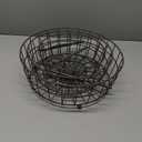 REGAL TRUNK & CO. 3 Tier Fruit Basket, Elegant French Country Wire Baskets, Three Tiered Wire Basket Stand for Vegetables, Bread & More for Countertop or Hanging, Christmas or Birthday Present