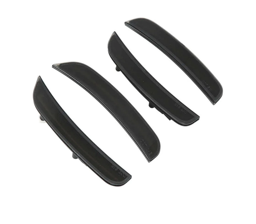 4x Smoke LED Side Marker Lights For Dodge Charger R/T Scat Pack SXT GT SRT 15-22