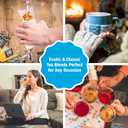 Tiesta Tea Premium Starter Loose Leaf Sampler Kit - Classic Tea Blends, High to Non Caffeinated, Hot & Iced Brews, Starter Set with Black, Green, Herbal Sample Bags and 100 Disposable Tea Filters