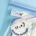 24/7 Bags- Sandwich Storage Bags, 200 Count, Resealable Zipper Bags, Microwave-Safe, BPA-Free, 4 Boxes