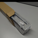 Joydeco No Drill Zebra Blinds for Windows, Cordless Dual-Layer Privacy Zebra Shades for Indoor Windows, Easy to Install, Light Filtering Sheer Blinds for Home (Grey, 28 "W x 75 "H)