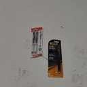 Pentel Pearl Deluxe RTX Liquid Gel Pen, (0.5mm), Fine Line, Needle Tip (BLN75WBP2A) And Big Glide Glisse Ball Pen