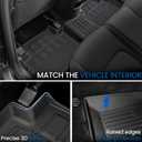 Floor Mats for Kia Sportage Gas 2026 2025 2024 2023(Not Fit PHEV & Hybrid), All Weather TPE Trunk Mat Cargo Liner with Backrest Mats & Door Sill Guards Car Mat Accessories