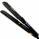 MBHAIR Flat Iron Hair Straightener Curler 2 in 1,Ceramic 1 Instant Heat up | Negative ions reduce frizz for silky shiny hair,15 heat settings up to 450F,auto shut off,silicone mat,dual voltage support