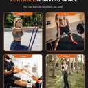 SUNPOW Pull Up Assistance Bands, Set of 5 Heavy Duty Resistance Bands for Men & Women, Natural Latex Exercise Bands for Pull-Up Progression, Home Workout, Strength Training, Mobility & Stretching