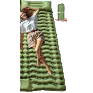 IFORREST Self-Inflating Sleeping Pad - Fast 60s Foot Pump 1 Person Ultralight Air Mattress - Ideal for Camping, Hiking and Backpacking